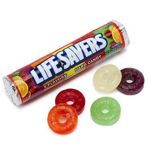 LifeSavers Hard Candy Rolls - 5 Flavors: 20-Piece Pack 3 LifeSavers Hard Candy Rolls - 5 Flavors: 20-Piece Pack