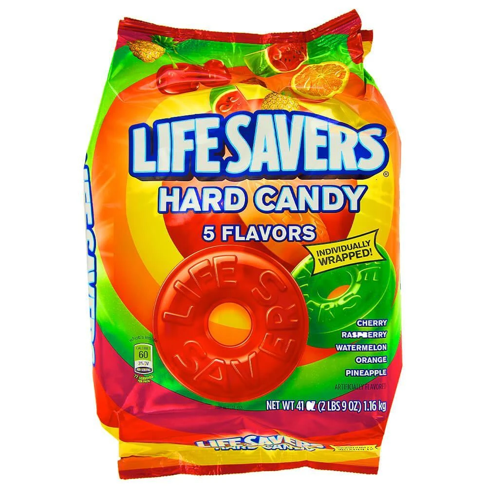 LifeSavers Hard Candy Singles - 5 Flavors: 50-Ounce Bag 3 LifeSavers Hard Candy Singles - 5 Flavors: 50-Ounce Bag