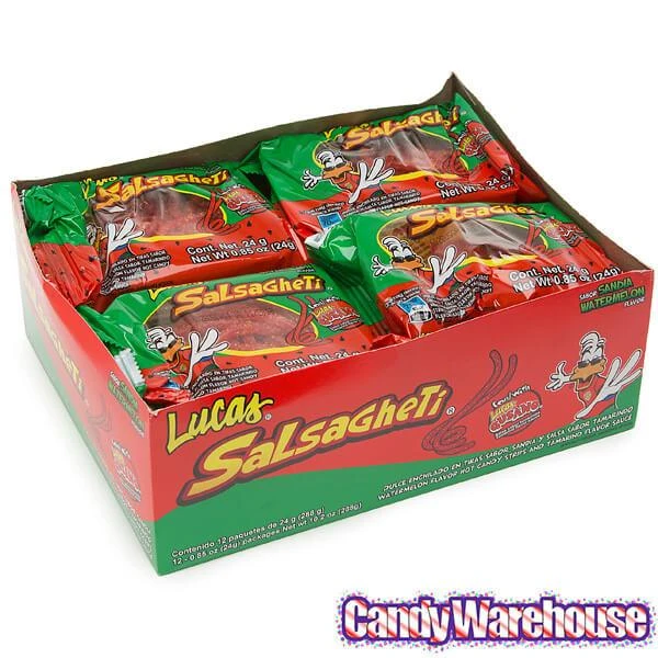 Lucas Salsaghetti Chili Candy Packs: 12-Piece Box 4 Lucas Salsaghetti Chili Candy Packs: 12-Piece Box - Image 2