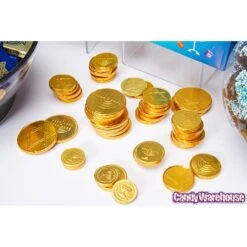 Madelaine Chanukah Gelt Gold Foiled Milk Chocolate Coins: 5LB Bag 9 Madelaine Chanukah Gelt Gold Foiled Milk Chocolate Coins: 5LB Bag -Candy Store madelaine chanukah gelt gold foiled milk chocolate coins 5lb bag candy warehouse 3