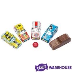 Madelaine Foiled Milk Chocolate Mini Cars: 100-Piece Display -Candy Store madelaine foiled milk chocolate mini cars 100 piece display candy warehouse 4