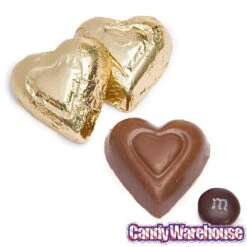 Madelaine Gold Foiled Milk Chocolate Hearts: 5LB Bag -Candy Store madelaine gold foiled milk chocolate hearts 5lb bag candy warehouse 2 050e87a4 42f9 49fe bb5d d1e8de720bb5