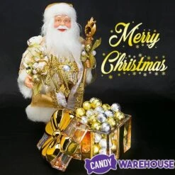 Madelaine Silver & Gold Foiled Milk Chocolate Balls: 5LB Bag -Candy Store madelaine silver and gold foiled milk chocolate balls 5lb bag candy warehouse 5