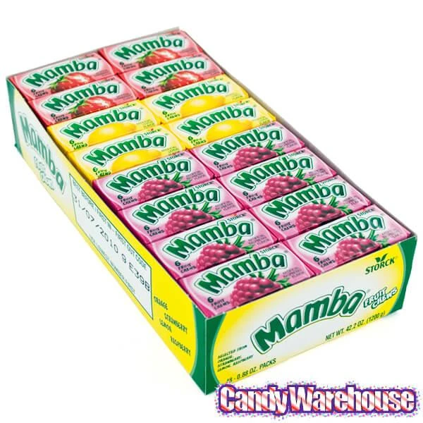 Mamba Fruit Chews Candy 6-Packs - Original: 48-Piece Box 4 Mamba Fruit Chews Candy 6-Packs - Original: 48-Piece Box - Image 2