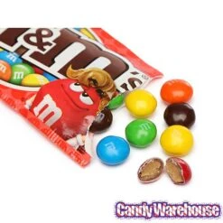 M&M's Candy Packs - Peanut Butter: 24-Piece Box -Candy Store mandm s candy packs peanut butter 24 piece box candy warehouse 4