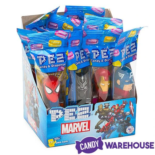 Marvel Avengers PEZ Candy Packs: 12-Piece Display 4 Marvel Avengers PEZ Candy Packs: 12-Piece Display - Image 2