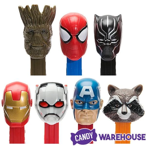 Marvel Avengers PEZ Candy Packs: 12-Piece Display 5 Marvel Avengers PEZ Candy Packs: 12-Piece Display - Image 3