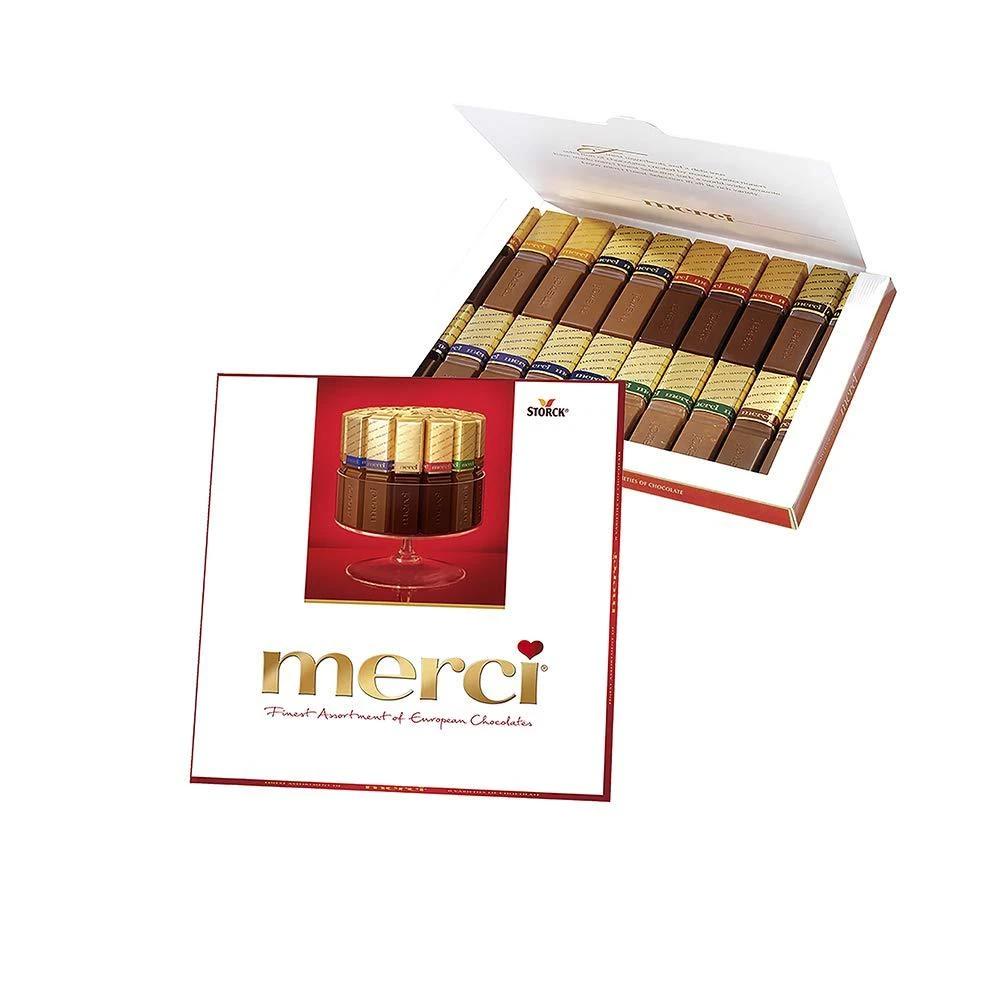 Merci Finest Assortment Of European Chocolates: 7-Ounce Box 3 Merci Finest Assortment Of European Chocolates: 7-Ounce Box