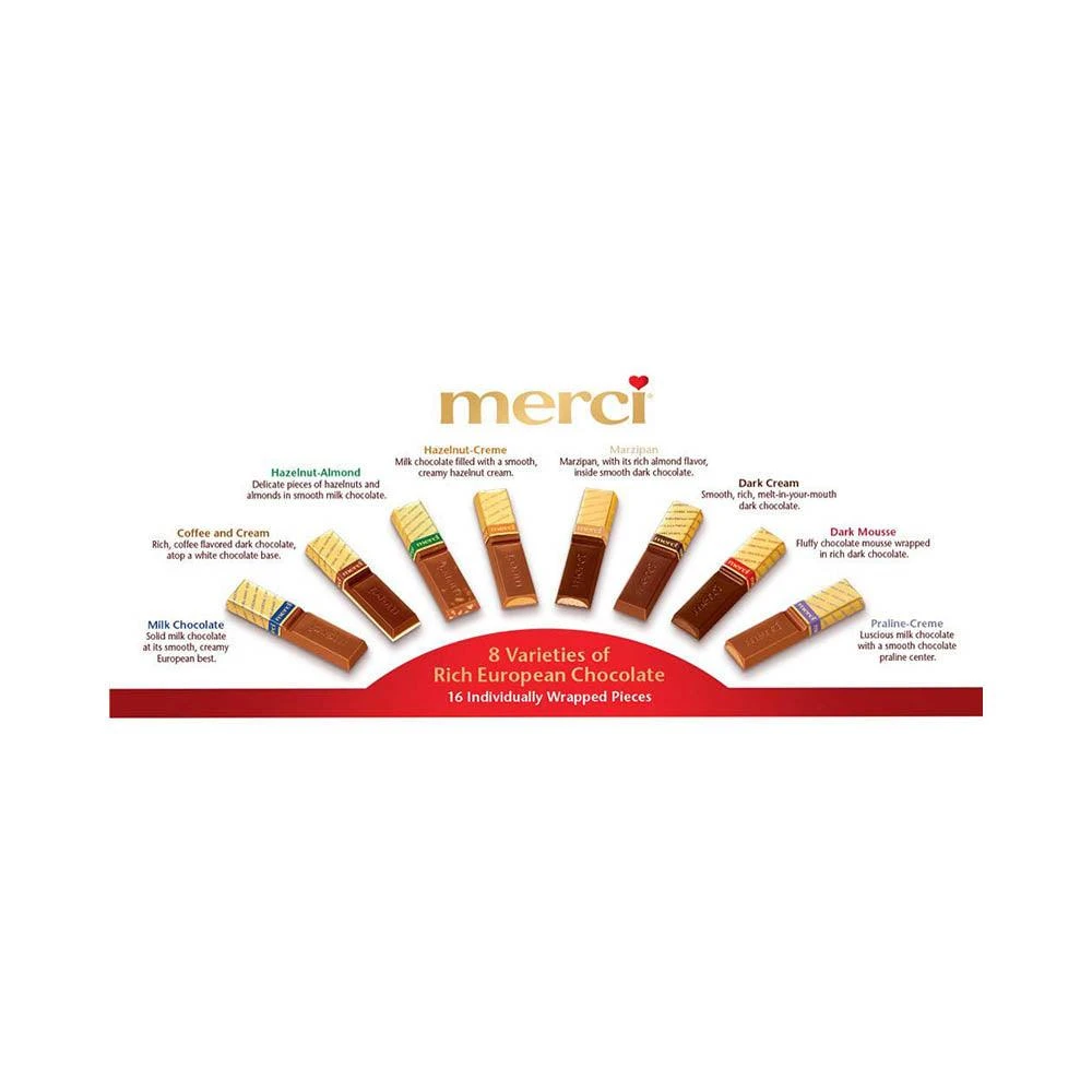 Merci Finest Assortment Of European Chocolates: 7-Ounce Box 4 Merci Finest Assortment Of European Chocolates: 7-Ounce Box - Image 2
