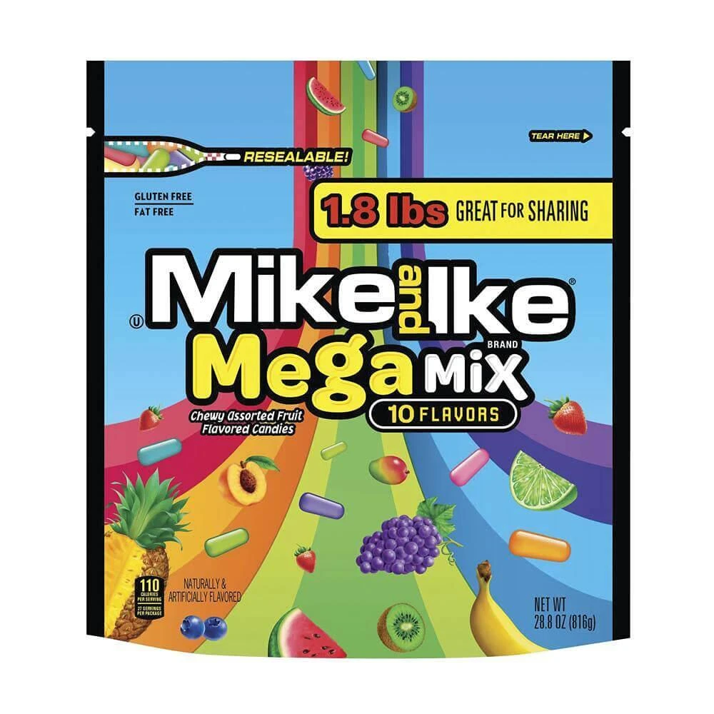 Mike And Ike Mega Mix 28.8-Ounce Bag 3 Mike And Ike Mega Mix 28.8-Ounce Bag