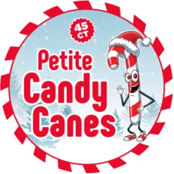 Mini Candy Canes - Red And White: 45-Piece Jar -Candy Store mini candy canes red and white 45 piece jar candy warehouse 3