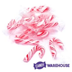 Mini Candy Canes - Red And White: 45-Piece Jar -Candy Store mini candy canes red and white 45 piece jar candy warehouse 4