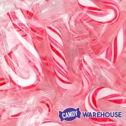 Mini Candy Canes - Red And White: 45-Piece Jar -Candy Store mini candy canes red and white 45 piece jar candy warehouse 5