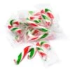 Mini Candy Canes - Red, Green, And White: 100-Piece Tub -Candy Store mini candy canes red green and white 100 piece tub candy warehouse 1