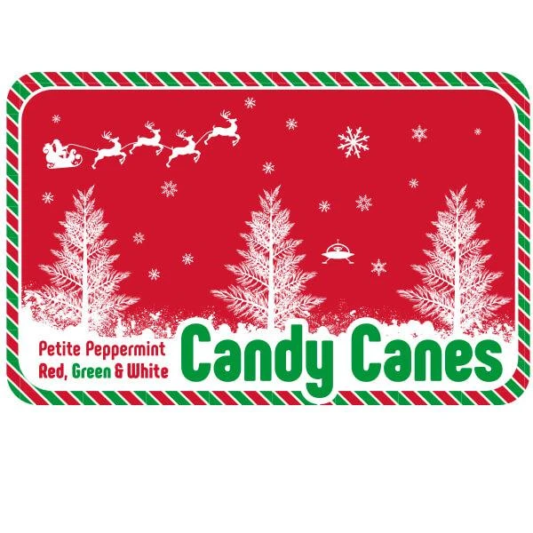 Mini Candy Canes - Red, Green, And White: 100-Piece Tub 7 Mini Candy Canes - Red, Green, And White: 100-Piece Tub - Image 5