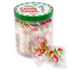 Mini Candy Canes - Red, Green, And White: 45-Piece Jar -Candy Store mini candy canes red green and white 45 piece jar candy warehouse 1