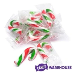 Mini Candy Canes - Red, Green, And White: 45-Piece Jar 17 Mini Candy Canes - Red, Green, And White: 45-Piece Jar -Candy Store mini candy canes red green and white 45 piece jar candy warehouse 8
