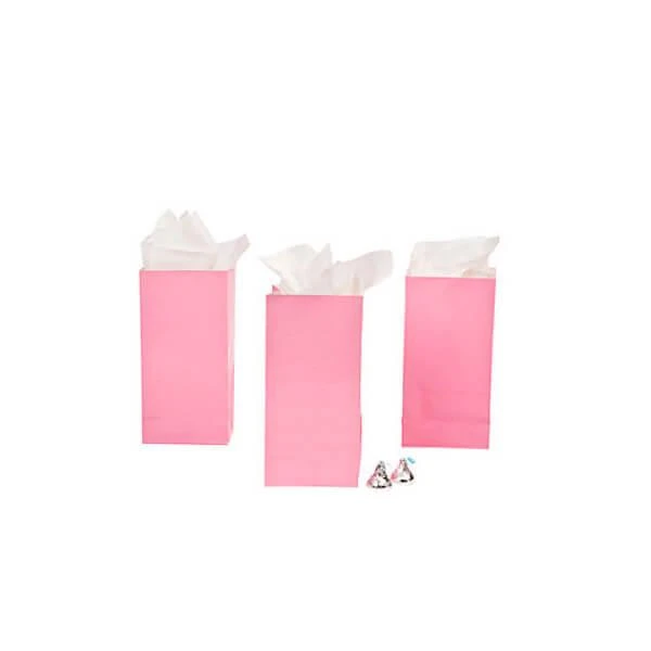 Mini Candy Treat Bags - Light Pink: 24-Piece Bag 4 Mini Candy Treat Bags - Light Pink: 24-Piece Bag - Image 2