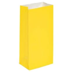 Mini Candy Treat Bags - Yellow: 24-Piece Bag