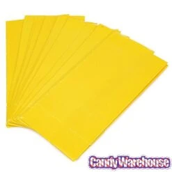 Mini Candy Treat Bags - Yellow: 24-Piece Bag -Candy Store mini candy treat bags yellow 24 piece bag candy warehouse 3