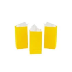 Mini Candy Treat Bags - Yellow: 24-Piece Bag -Candy Store mini candy treat bags yellow 24 piece bag candy warehouse 4