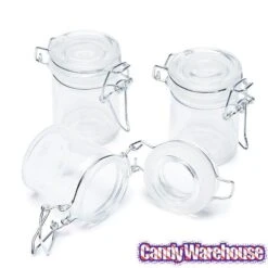 Mini Glass Favor Jars - 1.25-Ounce Canning Jar With Swing Top: 12-Piece Set -Candy Store mini glass favor jars 1 25 ounce canning jar with swing top 12 piece set candy warehouse 5