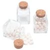 Mini Glass Favor Jars - 1.75-Ounce Square Jar With Cork Stopper: 12-Piece Set 2 Mini Glass Favor Jars - 1.75-Ounce Square Jar With Cork Stopper: 12-Piece Set -Candy Store mini glass favor jars 1 75 ounce square jar with cork stopper 12 piece set candy warehouse 1