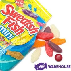 Mini Swedish Fish Candy - Tropical: 3.75LB Box -Candy Store mini swedish fish candy tropical 3 75lb box candy warehouse 5