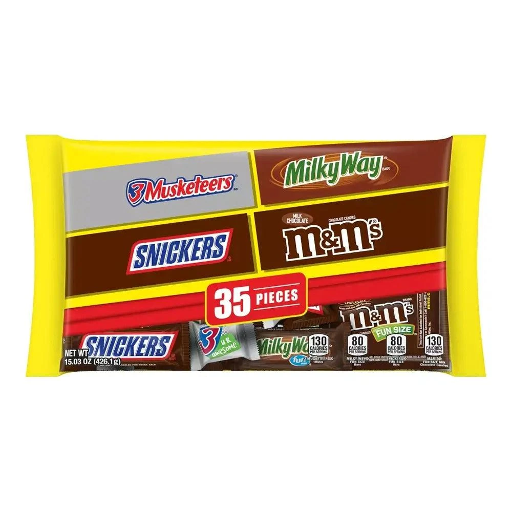M&M-Mars Fun Size Chocolate Candy Assortment: 35-Piece Bag 3 M&M-Mars Fun Size Chocolate Candy Assortment: 35-Piece Bag