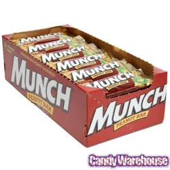 Munch Nut Candy Bars: 36-Piece Box -Candy Store munch nut candy bars 36 piece box candy warehouse 3