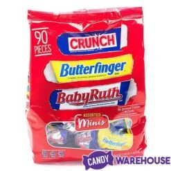 Nestlé® Nestle Assorted Miniatures Candy Bars: 90-Piece Bag -Candy Store nestle assorted miniatures candy bars 90 piece bag candy warehouse 6