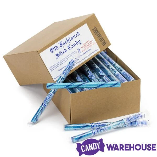 Old Fashioned Hard Candy Sticks - Blueberry: 80-Piece Box 7 Old Fashioned Hard Candy Sticks - Blueberry: 80-Piece Box - Image 5