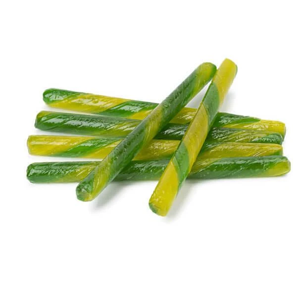 Old Fashioned Hard Candy Sticks - Lemon Lime: 80-Piece Box 3 Old Fashioned Hard Candy Sticks - Lemon Lime: 80-Piece Box