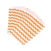 Orange Chevron Stripe Candy Bags: 25-Piece Pack -Candy Store orange chevron stripe candy bags 25 piece pack candy warehouse 1