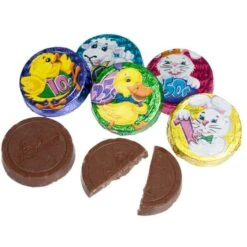 Palmer Bunny Munny Double Crisp Chocolate Coins: 4LB Bag