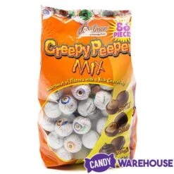 Palmer Creepy Peepers Filled Chocolate Eyeballs: 86-Piece Bag -Candy Store palmer creepy peepers filled chocolate eyeballs 86 piece bag candy warehouse 2 de496529 fd35 448e a8a2 00a7ebab8ca1