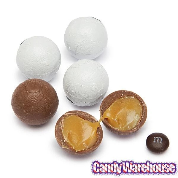 Palmer Foiled Caramel Filled Chocolate Candy Balls - White: 5LB Bag 6 Palmer Foiled Caramel Filled Chocolate Candy Balls - White: 5LB Bag - Image 4