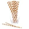 Paper 7.75-Inch Drinking Straws - Brown Stripes: 25-Piece Pack 1 Paper 7.75-Inch Drinking Straws - Brown Stripes: 25-Piece Pack -Candy Store paper 7 75 inch drinking straws brown stripes 25 piece pack candy warehouse 1