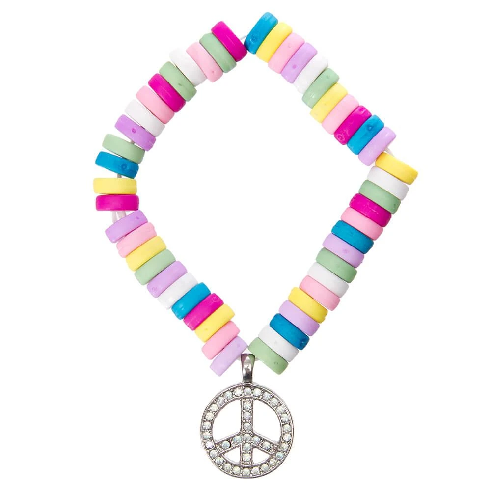 Peace Pendant Candy Bracelet 3 Peace Pendant Candy Bracelet