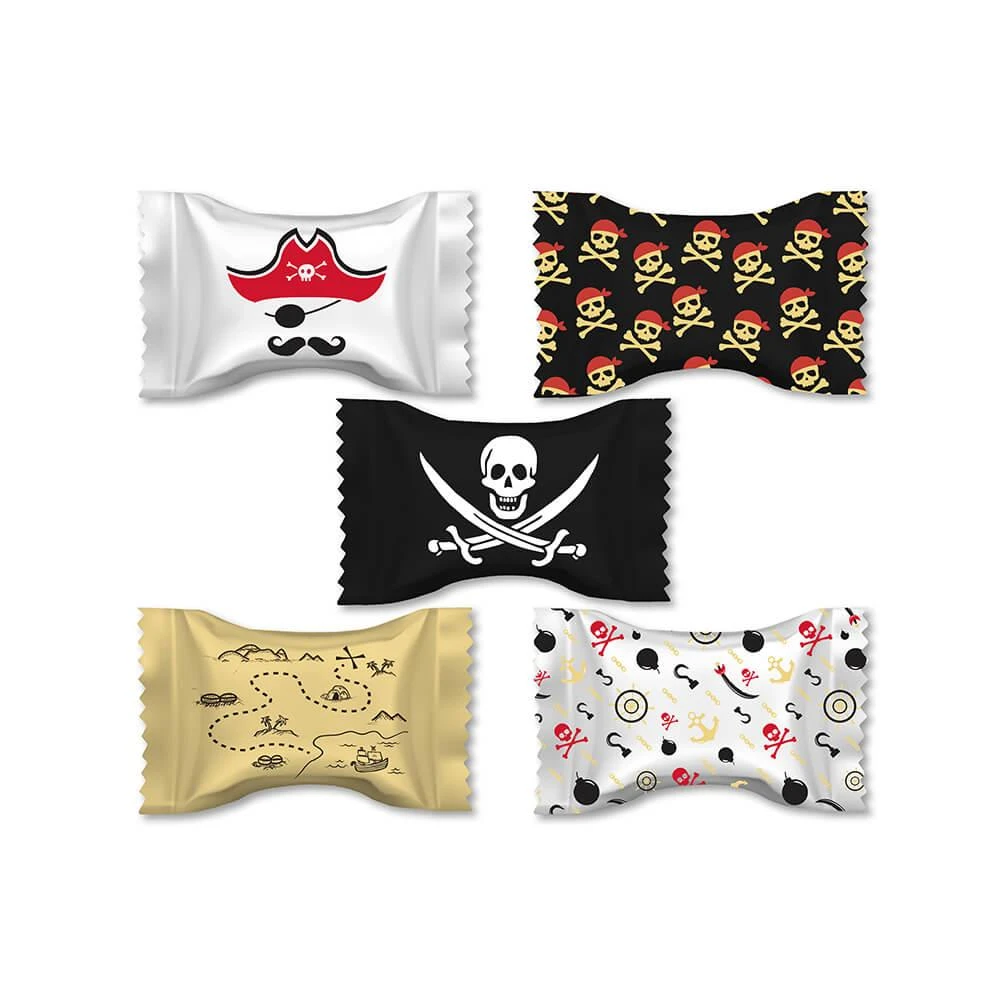 Pirate Wrapped Buttermint Creams: 300-Piece Case 3 Pirate Wrapped Buttermint Creams: 300-Piece Case