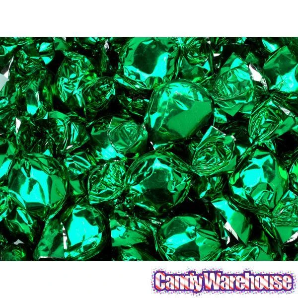 Primrose Metallic Foiled Hard Candy Buttons - Green: 5LB Bag 4 Primrose Metallic Foiled Hard Candy Buttons - Green: 5LB Bag - Image 2