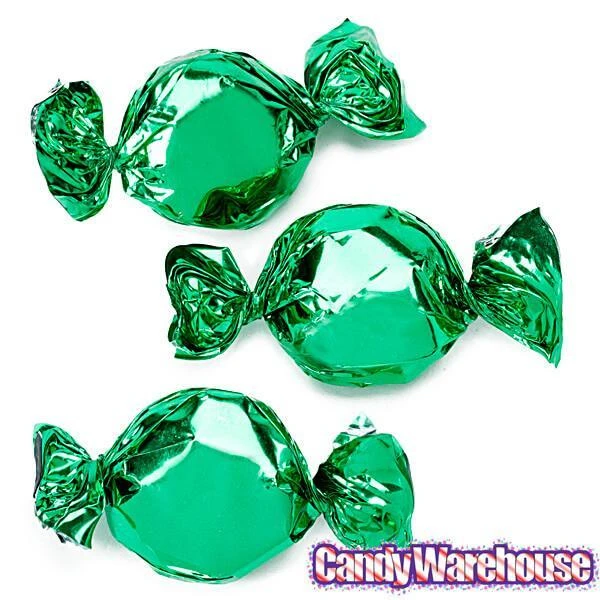 Primrose Metallic Foiled Hard Candy Buttons - Green: 5LB Bag 5 Primrose Metallic Foiled Hard Candy Buttons - Green: 5LB Bag - Image 3