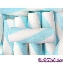 Puffy Poles Jumbo Marshmallow Twists - Blueberry: 1KG Bag -Candy Store puffy poles jumbo marshmallow twists blueberry 1kg bag candy warehouse 4