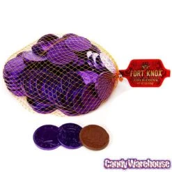 Purple Foiled Milk Chocolate Coins: 1LB Bag 7 Purple Foiled Milk Chocolate Coins: 1LB Bag -Candy Store purple foiled milk chocolate coins 1lb bag candy warehouse 3