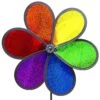 Rainbow Sparkle Flower Spinner - 12 Inch Flower Wheel -Candy Store rainbow sparkle flower spinner 12 inch flower wheel candy warehouse 1