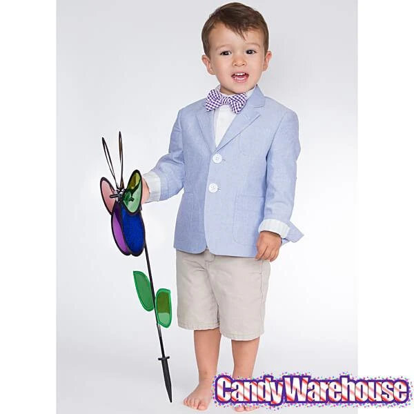 Rainbow Sparkle Flower Spinner - 12 Inch Flower Wheel 4 Rainbow Sparkle Flower Spinner - 12 Inch Flower Wheel - Image 2