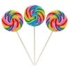 Rainbow Swirl 6-Ounce Round Lollipops: 36-Piece Box -Candy Store rainbow swirl 6 ounce round lollipops 36 piece box candy warehouse 1