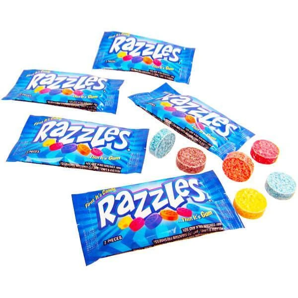 Razzles Candy 2-Packs: 240-Piece Box 3 Razzles Candy 2-Packs: 240-Piece Box