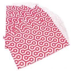 Red Honeycomb Candy Bags: 25-Piece Pack