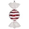 Red Stripe Wave Candy Ornament - 18.5 Inch 1 Red Stripe Wave Candy Ornament - 18.5 Inch -Candy Store red stripe wave candy ornament 18 5 inch candy warehouse